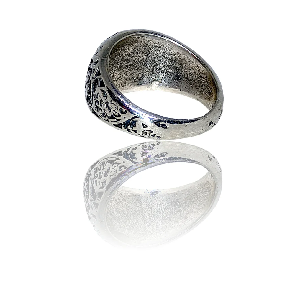 Sterling Silver Ring with Great Detail